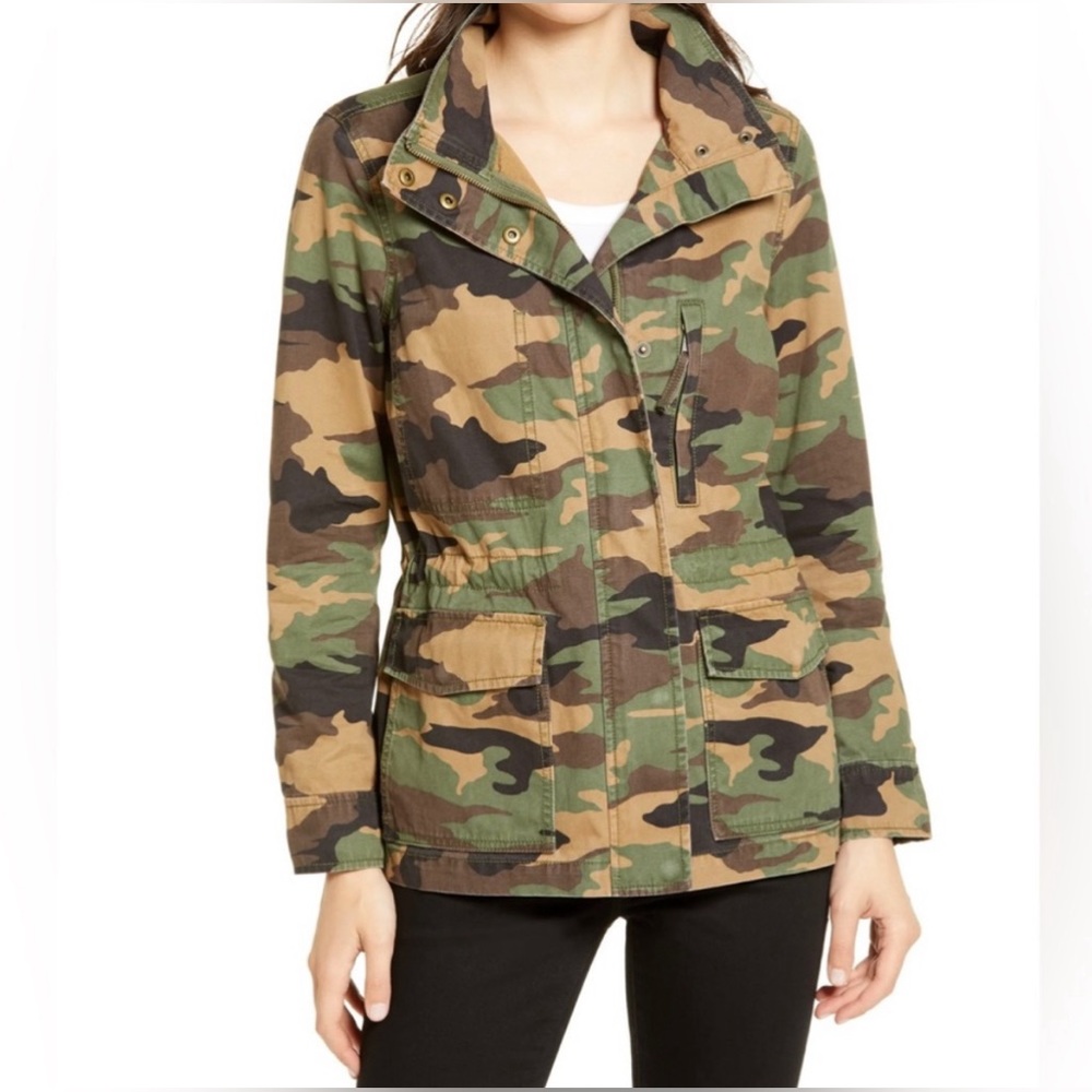 Madewell Dispatch Camo Military Utility Jacket Faded Birch Size L